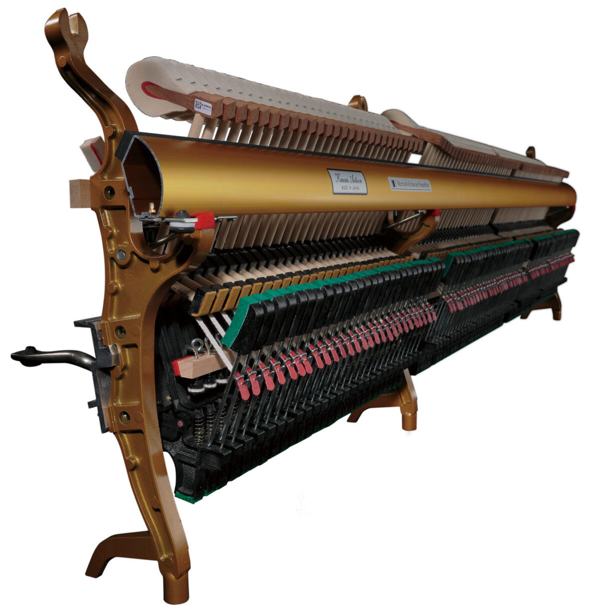 Kawai Millennium III Upright action
